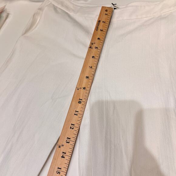 Alexis White Alexander Side Tie Flare Pants Sz Medium - Picture 10 of 13